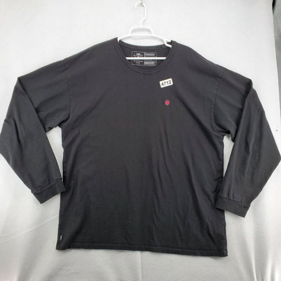 Vans Off The Wall Kyle Walker Shirt Men's Long Sleeve Crew Neck Black 2XL - Picture 12 of 12